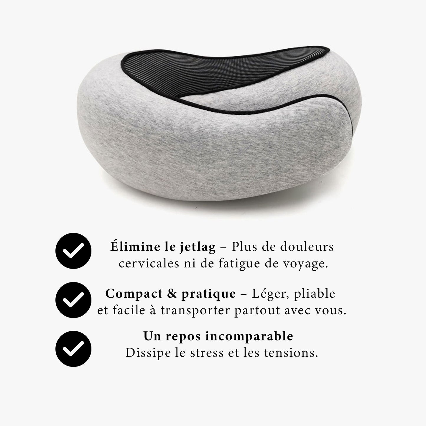 Oreiller de voyage ergonomique
