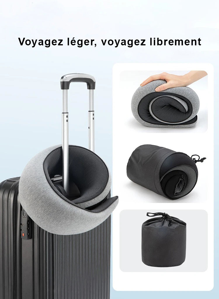 Oreiller de voyage ergonomique