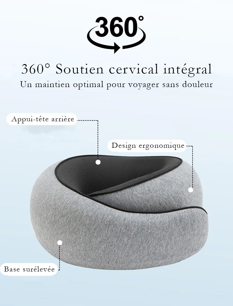 Oreiller de voyage ergonomique